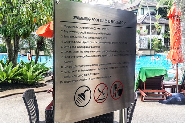 Phuket Signs Acid Etching Sign